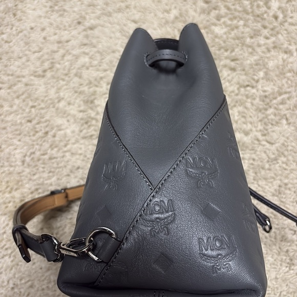 MCM Embossed Leather Essential Small Backpack main image 11